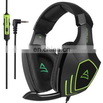 Wholesale Drop Shipping Headset,Tablet Blue tooth Headphone, Laptop Wired Game Headset 3.5mm Stereo,Wire Control AudioLine