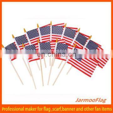 American polyester waving USA hand flag