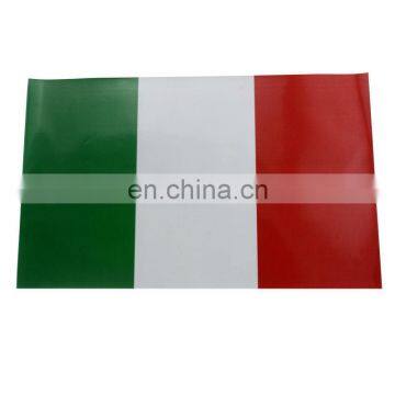 custom size colorful printing italy magnetic country flag ribbon