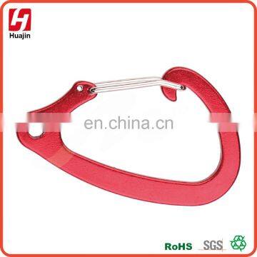 Red Wiregate D Shape Carabiner, Key Chain ,Snap Hook IN STOCK