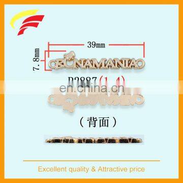 Zinc Alloy Cut Out 3D Logo Label , Metal Sewing Label With Custom Letters photo-4