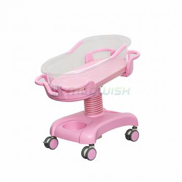 AG-CB011 Easy-to-move plastic hospital infant medical baby crib