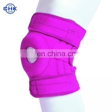 New design colorful non-slip adjustable custom sports knee support sleeve hinged knee brace protector