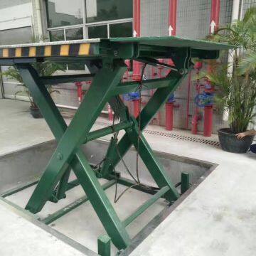 Tubing Explosion-proof System Automatic Brakes System Hydraulic Scissor Lift Table