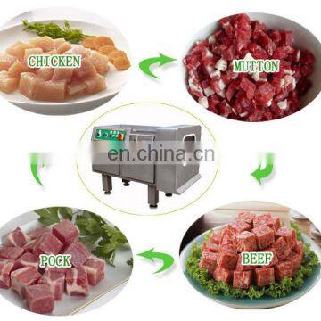 Industrial Frozen Meat Cube Cutting Machine Chicken Meat Cutting Machine