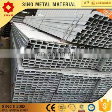 metal steel gi tube 100*100 furniture gi square steel pipe steel tubes zn coating