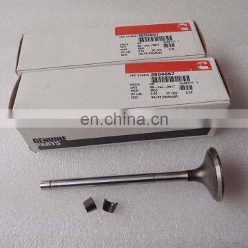high quality QST30 Diesel Engine Intake Exhaust Valve 3804867 3094158 3093477 3093477 for excavator