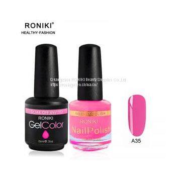 RONIKI Matching Gel & Nail Polish Matching Gel Polish Set Matching Gel Polish Kit photo-4