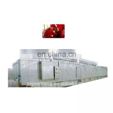 Professional Tunnel quick freezing fluidized blast tunnel prepared  food  and sea food machine for sale