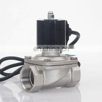 2 way 2S fountain water solenoid valve 1-1/2" 2 inch 220V AC Normally close 2W400-40 2W500-50 stainless large underwater valve