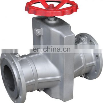 Aluminum Flange Glue Set Manual Pinch Valve