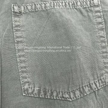 48%Cotton 32%Tencel 20%Linen Plain Fabric photo-3