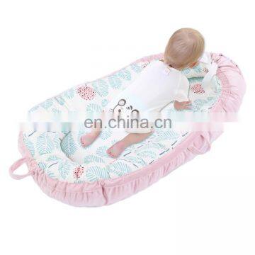 Removable Cover Baby Bionic Bed 100% Cotton Crib Mattress/Baby Sleeping Snuggle Nest Beds photo-2
