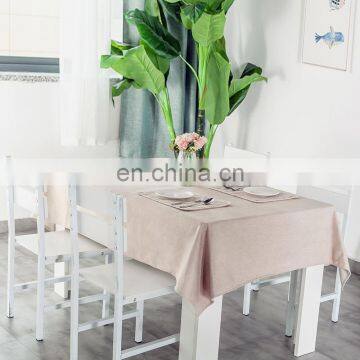 High Quality Simple Solid Color Cotton Linen Table Cloth For Dining Room Living Room Picnic Party photo-6