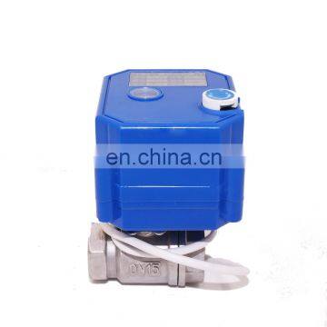 3-way full port mixing manual electric motor  valve with manual override