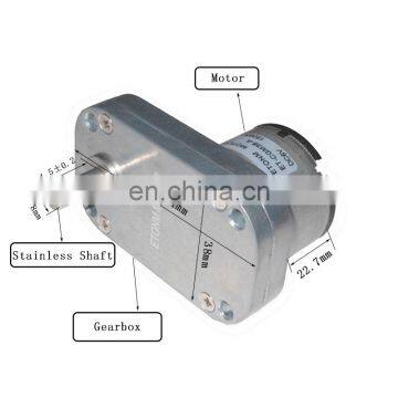 Gearbox Motor 24volt dc High Torque 12v 24v Dual Shaft dc Gear Motor photo-2