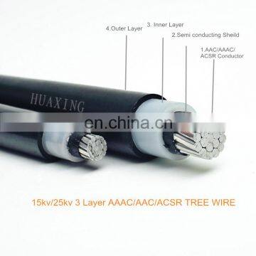 15kv 3Layer AAAC/XLPE Cable Tree Wire Middle Votale Sac Cable photo-2