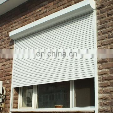 Aluminium window with mosquito net and shutter in one