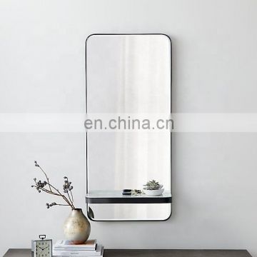 3mm 4mm 5mm Frameless Bevel Edge Silver Hotel Bathroom Mirror