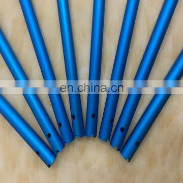 6063 t5 Aluminium Profile Anodised Factory / Blue Color Extruded Aluminium Profile / Aluminium Extrusion Tubes Square photo-4