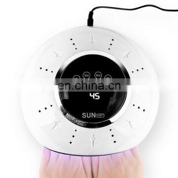 Newest product 72w UV Nail Lamp UV Gel Nail Curing Lamp Light Dryer White Led uv lamp