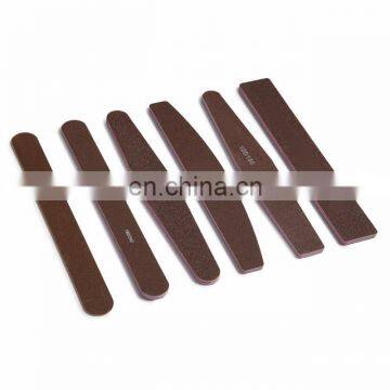 Professional Round abrasive wooden Custom Printed 80 100 150 180 240 grit finger nail file Japan with logo