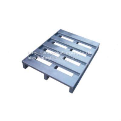 China Factory Galvanized Steel Pallet for Rubber Storage large stackable reversible plastic pallet