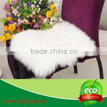 Homely sheep fur chair seat pad