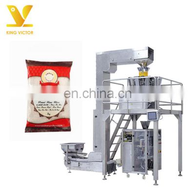 KV 10/14 heads electronic weighing scale automatic rice snacks nuts packing machine