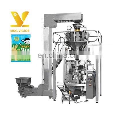 10 heads weigher frozen cheese packing machine manufacturer