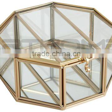 2016 Delicate Impeccable Glass Transparent Promotion Jewelry Box for Gift photo-3