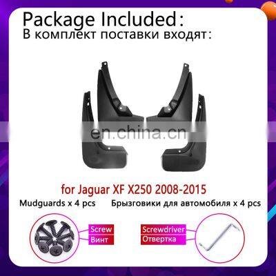 for Jaguar XF X250 2008 2009 2010 2011 2012 2013 2014 2015 Mudguard Mudflap Fender Mud Flaps Splash Guard Protect Accessories photo-3