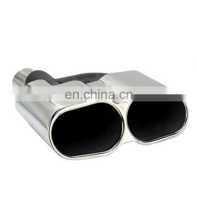 304 stainless steel dual silencer tips exhaust end pipes for Mercedes for amg