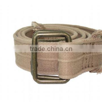 3.8cm width double square buckle webbing Jeans belts -KL0030