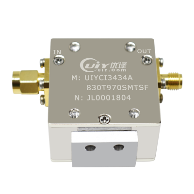 RF Equipment UHF Band Coaxial Isolator Factory Direct and Custom Design Frequency Range