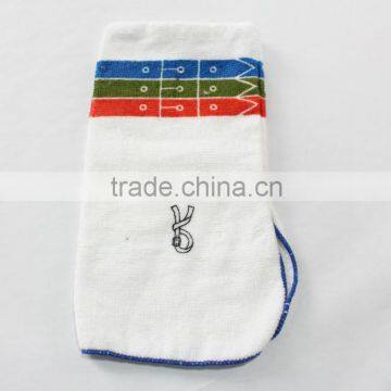 White Cup Cover Towels 100% Cotton With R Pattern photo-3