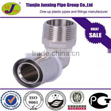 PEX AL PEX Pipe fittings/ press fittings male threaded elbow