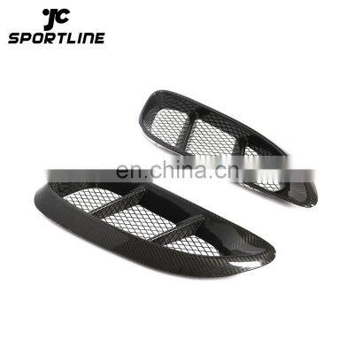 Carbon Fiber Rear Fender Door Vents for Porsche 718 Boxster Cayman 2016-2018 photo-2