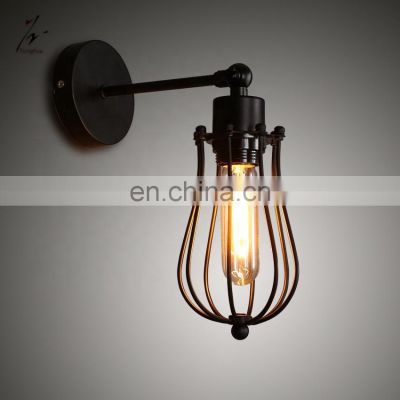 American Style Vintage Wall Lamp E27 Loft Industrial Restaurant Bar Decoration Lighting