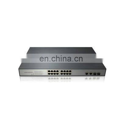 10/100M 16 ports poe fast network switch with power supply