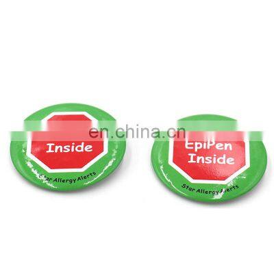 Plastic Clip Glitter Customise Snap Pin Button Badge 58mm Material photo-3