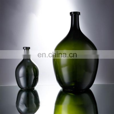 Home Decor Accessories Small Unique Table Decoration Flower Coloured Glass Vase