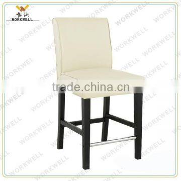 WorkWell PU high quality dining room chair with high Rubber wood legs Kw-D4062