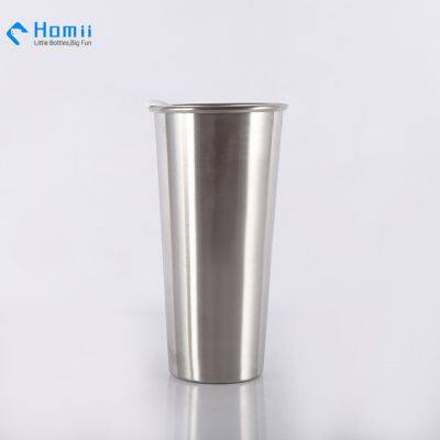 17oz Stainless Steel Beer Mug With Lid photo-3