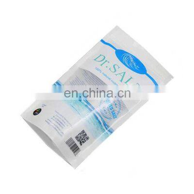 Food Grade Plastic Zip Lock Stand Up Pouch Salt Packaging Bag Daypack Reusable Zipper Bag