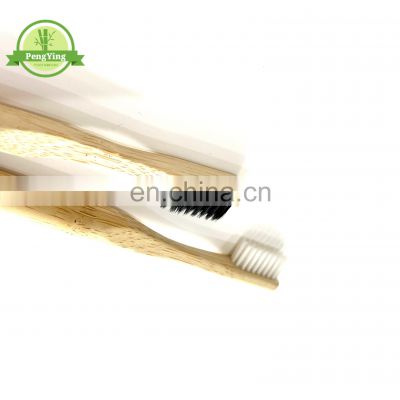 china factory soft  Charcoal Bamboo Toothbrush