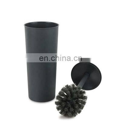 Дешевый пластиковый туалетный щеток. Набор для уборки в ванной комнате: туалетный щеток и держатель photo-3