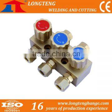 Two In and Three Out Gas Distributer for CNC Cutting Machine