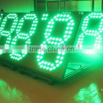 alibaba high brightness big digital 8 oil gas station led price sign