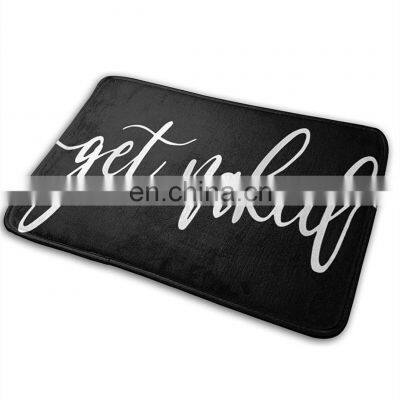 Skymoving Custom Printing Soft Memory Foam Bath Mat Get Naked Bath Mat